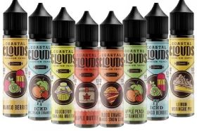 Coastal Clouds offers a refreshing puff of juicy peach, ripe strawberry, and tart green apple flavors. In 60mL bottles of 0mg, 3mg, or 6mg nicotine strength, this vape juice delivers exceptional performance and flavor to your sub-ohm vape device.