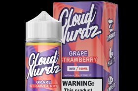 CloudNurdz is an LA based e-liquid manufacturer. Our focus has remained the same since we first started in 2016, to create a superior vape experience packed with delicious flavor. Each juice is the result of our talented in-house development team and their high standard for quality and taste. With the introduction of salts and iced flavors, we have seen the Cloud Nurdz lifestyle take off around the world. Everyone loves our fruit flavors because they hit the exact spot. Our products always have, and will remain, for the people. Cloud Nurdz Eliquid Features: 70% VG 30% PG Made in USA Available nicotine: 0mg, 3mg, 6mg Flavors Available: Grape Apple by Cloud Nurdz E-liquid - Takes a fresh crisp Granny Smith apple and reduces it down past the juice to create a vapable elixir that will provide a pleasant vaping experience full of thick clouds and strong tart & sweet flavors. Grape Strawberry by Cloud Nurdz E-liquid - Combines the tasty elements of vine-ripened grape and sweet strawberries to create this perfect combination that is sure delight the tastebuds. Kiwi Melon by Cloud Nurdz E-liquid - Captures the fragrant notes of luscious kiwis spearheading the point of flavor, mixing the tangy essence with the sweetly mellow aroma of sliced melons, ensuring a contrasting fruity vape flavor that will excite the taste buds. Peach Blue Razz by Cloud Nurdz E-liquid - is a tasty combination of sweet lusciously juicy peaches combined with the tanginess of tart sour raspberries to create a tasty all day vape that will inspire the soul. Strawberry Lemonade by Cloud Nurdz E-liquid - Combines fresh strawberries and zesty sour lemons into a tasty vapable elixir that will send the tastebuds into a frenzy over just how good this eJuice tastes. Watermelon Apple by Cloud Nurdz E-liquid - Takes the aromatic essences of juicy watermelons and combines it with the crisp overtone of ripe apples to create the perfect fruity combination that will absolutely delight the tastebuds. The e-liquid is in a gorilla bottle for easy refilling of the kit which minimises any loss of the e-liquid as well as a closure for child protection. All of our flavors are American made, and contain only the finest ingredients.**